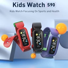

S90 Smart Watch Men Children Alarm Clock Learning Heart Rate Sleep Bluetooth Pedometer Bracelet Fitness Sport Watch Smart Woman