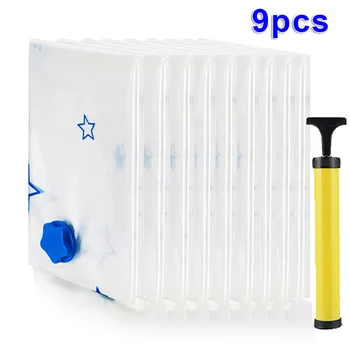 

VACUUM Storage Bags Space Saver Garment Clothes Seal Compressed Bags + FREE Pump