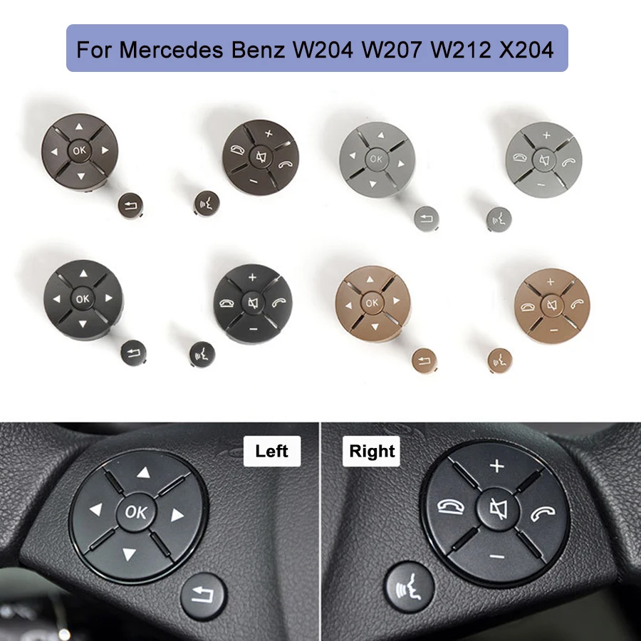Левая и правая внутренняя часть рулевого колеса для Mercedes Benz W204 W212 X204 C200 E260 E320 GLK260 |