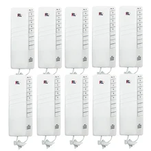 Высокое качество десять-Way Домашний домофон домофонная система Проводная аудио система 4 проводной кабель легко установить чистый голос