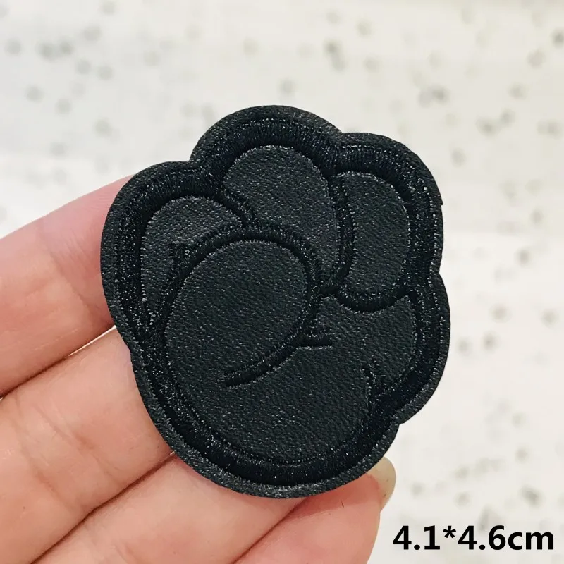 20pcs Black Leather Yeah Star Number Embroidered Patches for Clothes Iron  on Clothes Jacket Shoes Appliques Badge Stripe Sticker - AliExpress