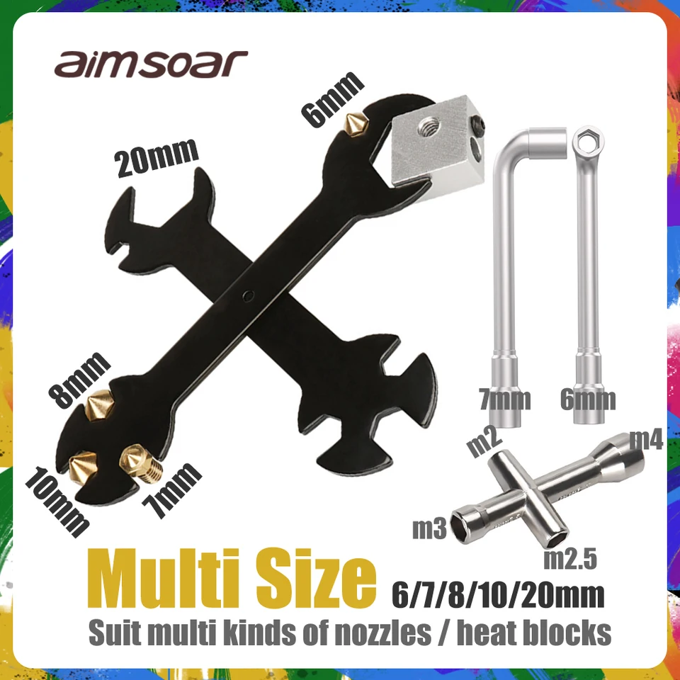 thumbnail image 2 of YnGia Double End Silver Wrench 7PCS Open Ended Spanner Ultra Thin 1.5 2 of 11