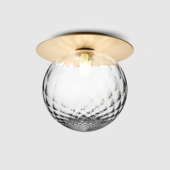 

Nordic Led Ceiling Light Door Porch Corridor Corridor Balcony Porch Glass Dome Light