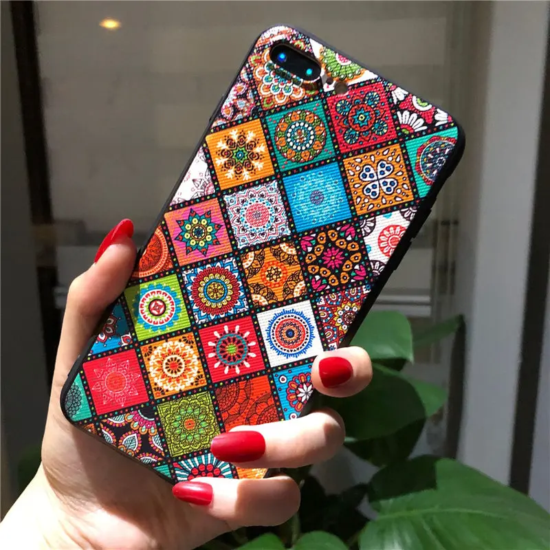Premium Relief Soft Silicone Phone Back Cover