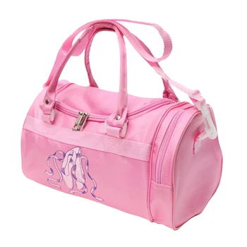 

Girl Child Dance Bag Toe Shoes Crossbody Zipper Kids Embroidered Tote Gym Shoulder Students School Large Capacity Ballet Handbag