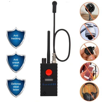 

Anti Spy RF Detector Wireless Camera Finder Bug Tracker with GPS Signal Detector Portable Radio Scanner