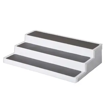

3 Tier Spice Rack Expandable Step Shelf Cabinet Waterproof Kitchen Organizer