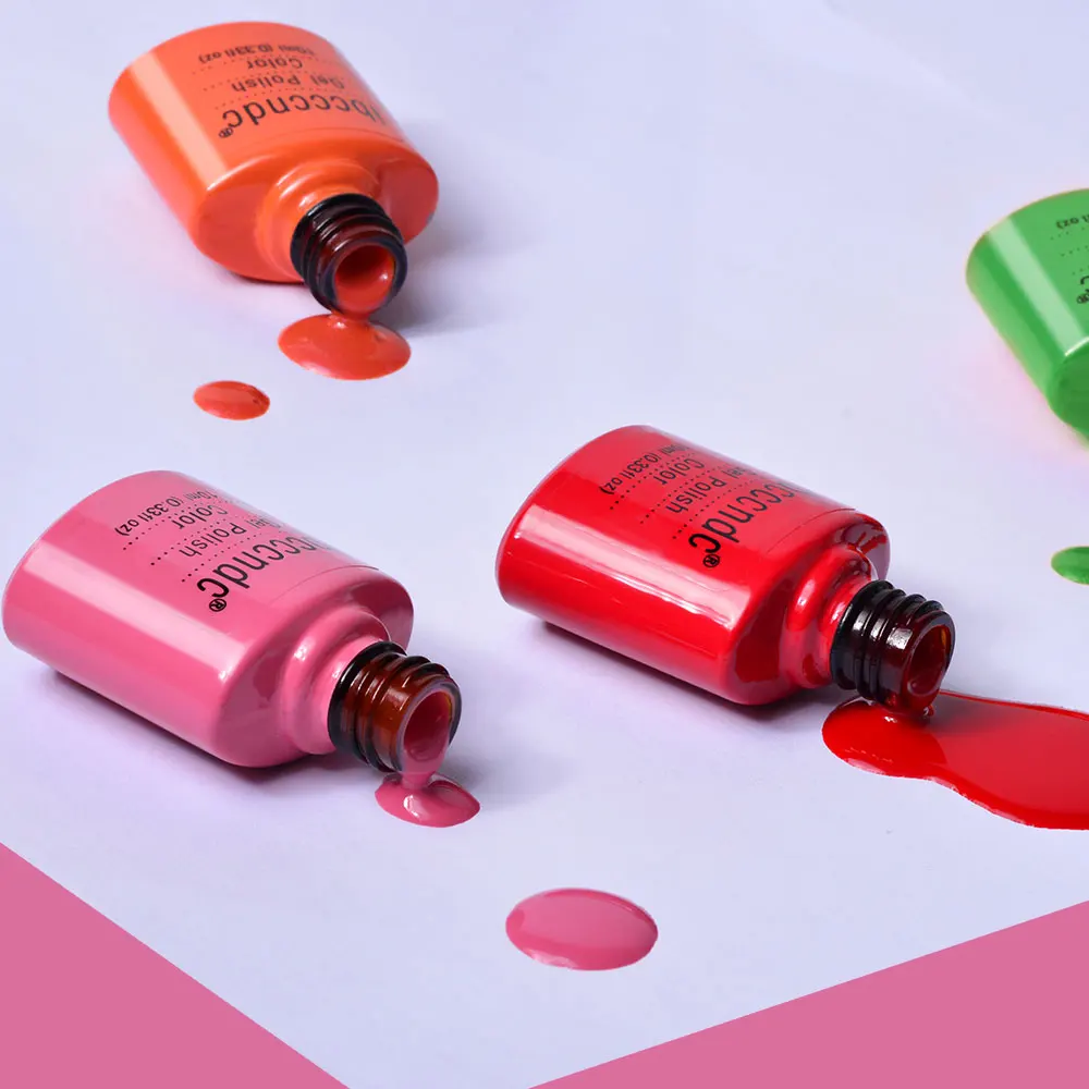 10ml Soak Off Gel Nail Polish Set Long Lasting Manicure UV Gel Varnish Base and Top Coat Matte Coat Burst Magic Nail Remover Set