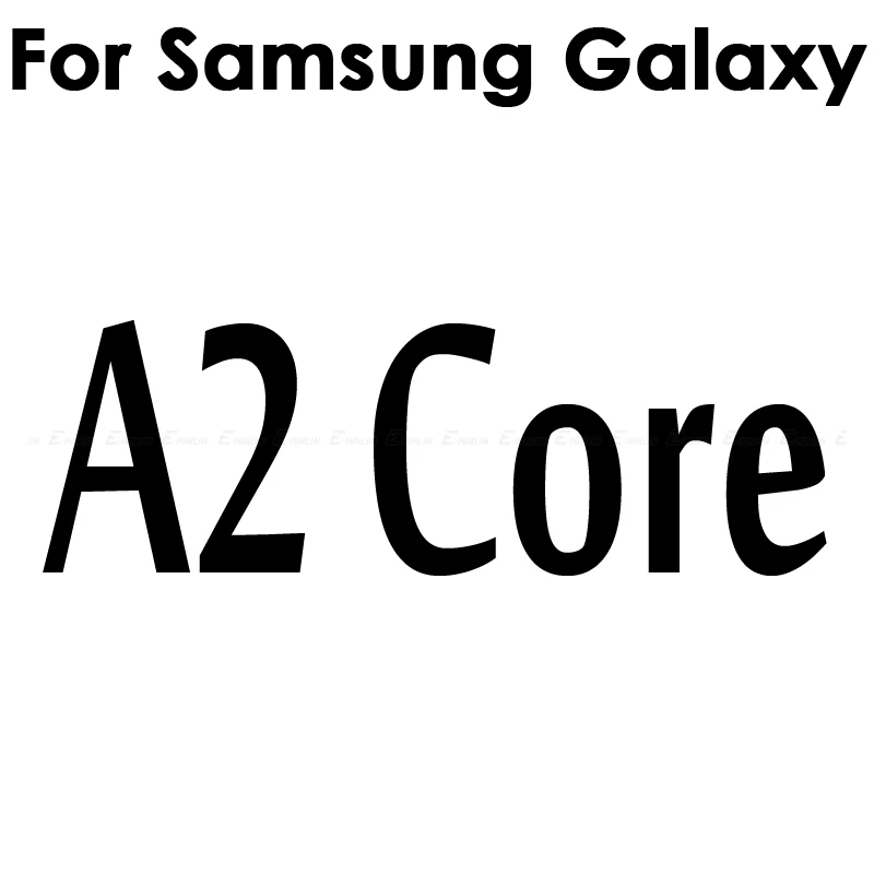 Прозрачная мягкая защитная пленка из углеродного волокна для samsung Galaxy A50 A30 A8 A3 A5 A6 Plus A7 A9 A2 Core, защита заднего экрана, не стекло - Цвет: A2 Core