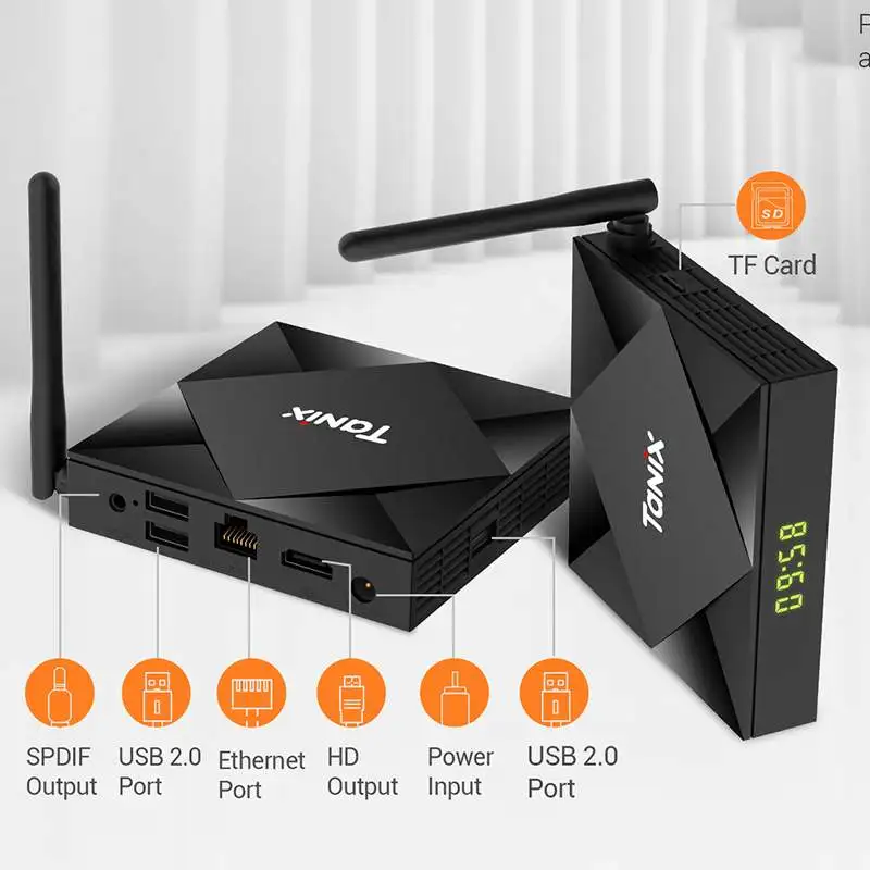 Tanix TX6S Tanix ТВ-приставка Allwinner H616 Android 10,0 4 Гб 64 Гб медиаплеер WiFi bluetooth 8K ТВ-приставка для Google Assistant