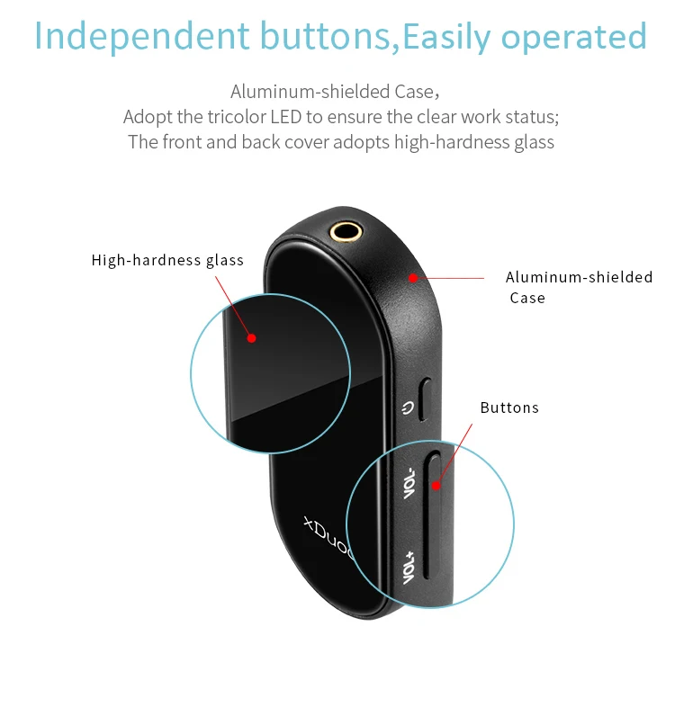 XDUOO XQ 25 XQ25 HiFi Audio Bluetooth 5 0 Portable Headphone Amplifier AMP ES9118 USB DAC NFC Pairing aptX XQ 25