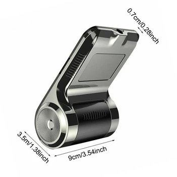 

170 Degree Car DVR USB Black 1080P Camera Wide APP Mobile Connection Microphone Speaker Driving Video