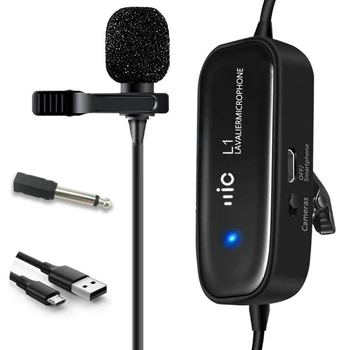 

L1 live recording and interview microphone collar microphone mobile phone SLR camera camera DV general