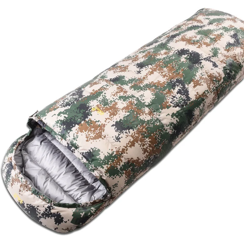 Camouflage Down Sleeping Bag Green