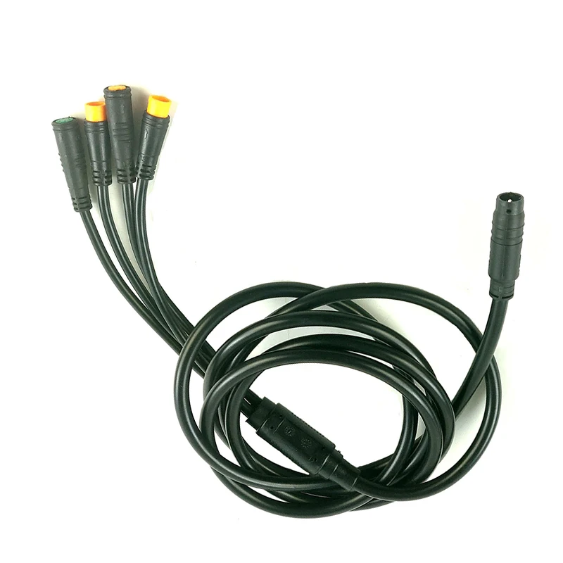 

Electric Bicycle Bike 1T4 Extension Wire Cable Waterproof Connector 1.75m 1pc