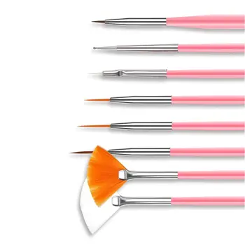 

Nail Art Brush Dotting Painting Pen Sticker Foils Picker Rhinestones Decoration Manicure Care Tool Set