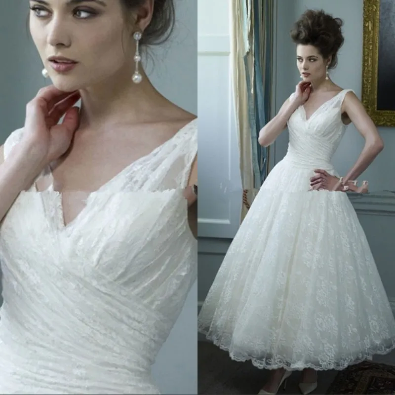 Богемное платье длиной до середины икры; Новинка года; Vestido De Noiva Curto; Короткое свадебное платье на бретельках с v-образным вырезом; платья подружки невесты