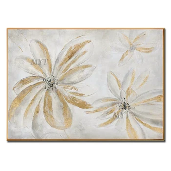 

New Arrival Flower 100% Handmade Oil Painting Wall Pictures Canvas Art Decor Oil Painting On Canvas For Home Decor Unframed