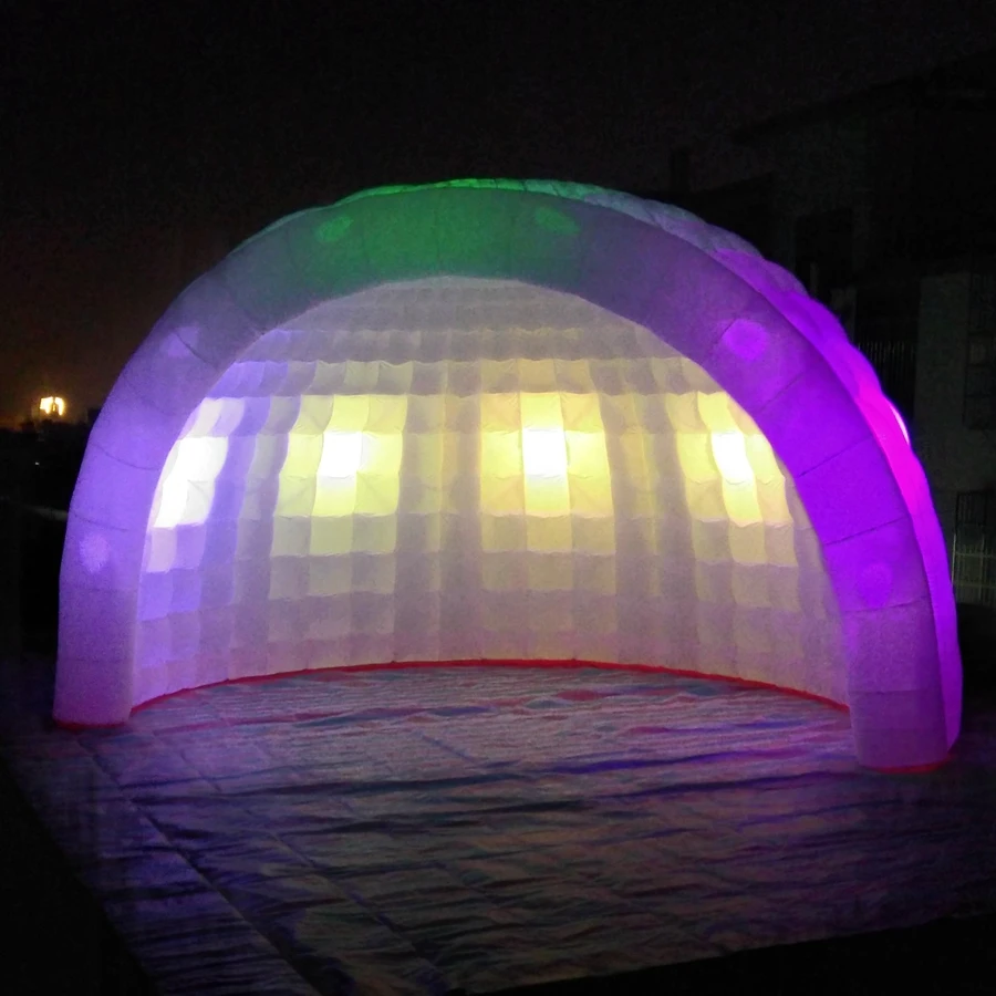 Ловкие надувные половина навес купол с когтистой лапой Классическая луна