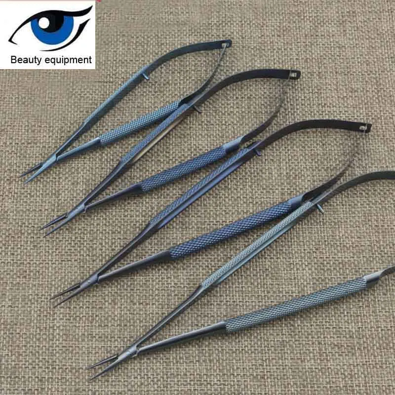 

1pcs High Quality Needle Holders ophthalmic microsurgical instruments Titanium Tlloy surgical tools