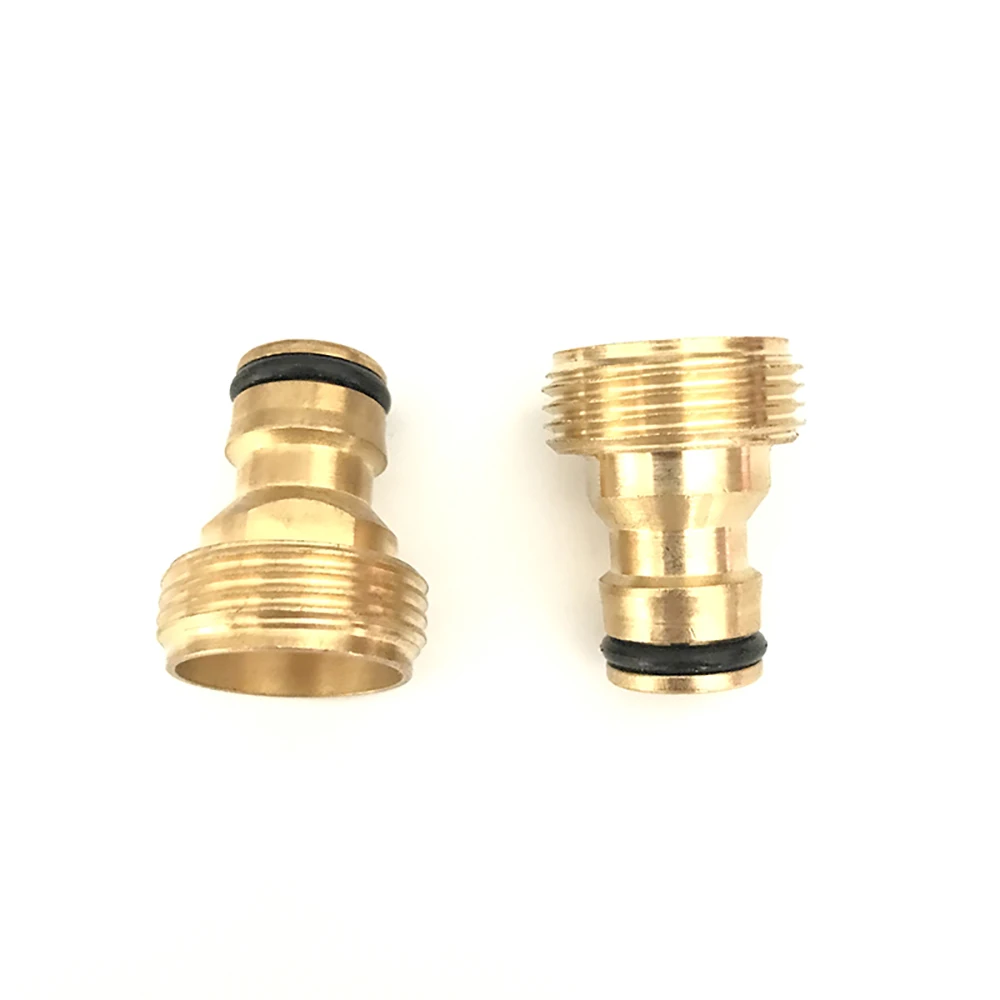 2 шт. 1/2 ''3/4'' садовый латунный соединитель для стиральной машины пистолет быстрый соединитель фитинги трубы соединения IT176