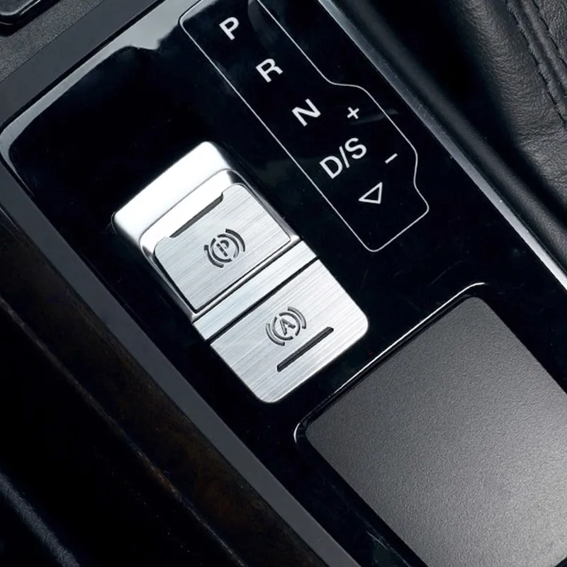 Автомобильный Стайлинг для Audi A6 C7 2012- интерьер центральный ручной тормоз Авто H кнопки декоративная панель крышка наклейки отделка