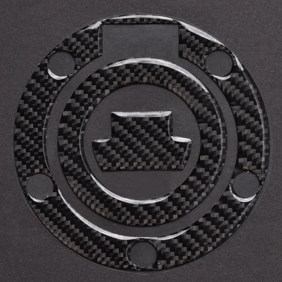 Черная накладка на бак из углеродного волокна для мотоцикла Защитная Наклейка