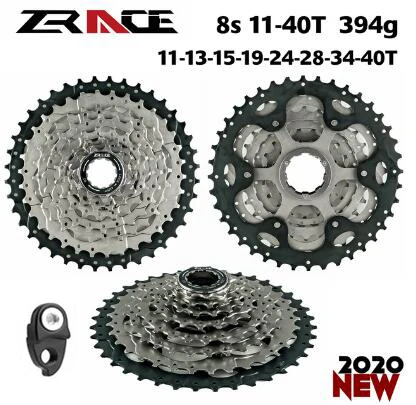 Кассета для велосипеда zracing 8 9 10 11 скоростей MTB велосипед freewheel 11-42 T/11-46 T/11-50 T/11-52 T для SHIMANO ALIVIO/DEORE/SLX/XT - Цвет: 8S 11-40T