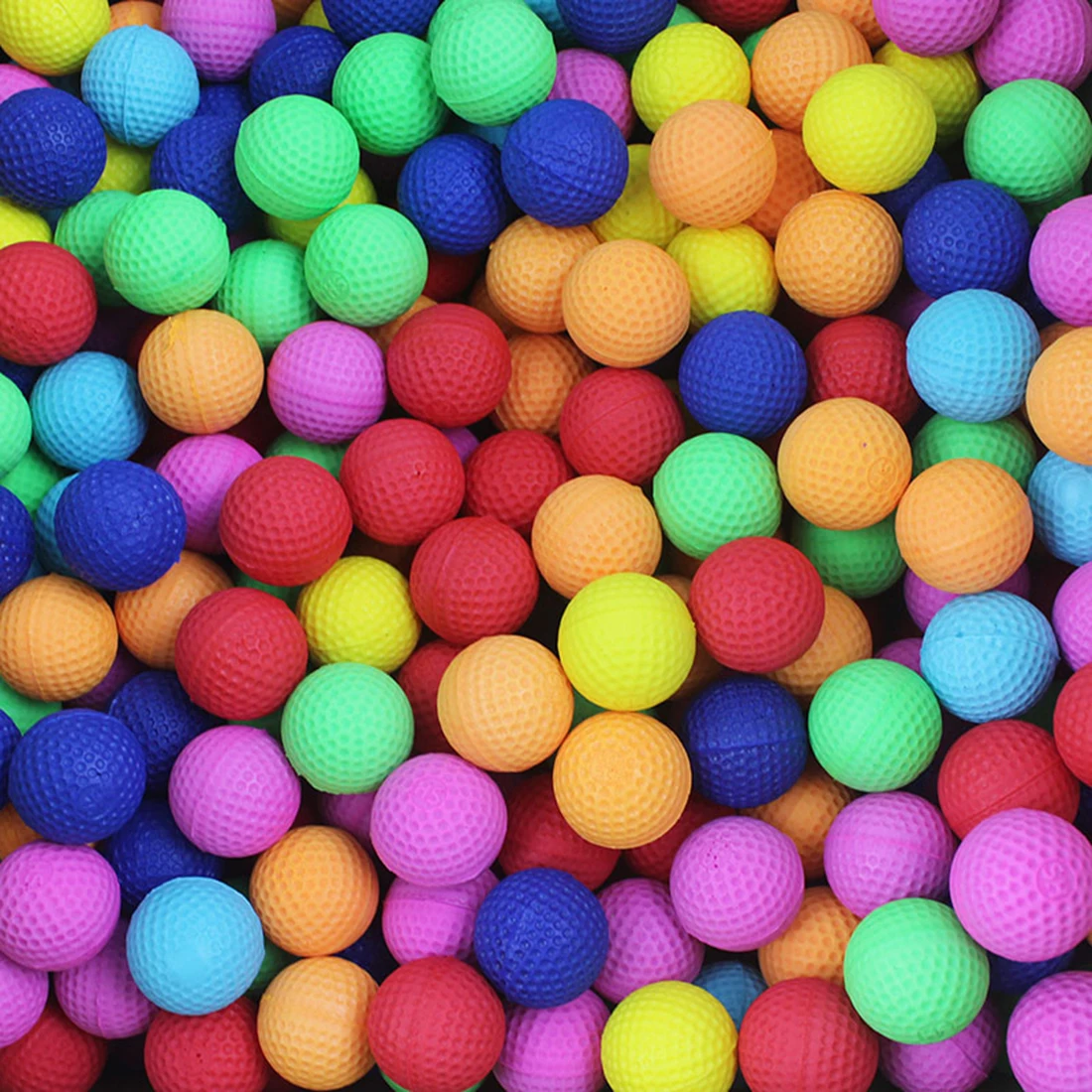 100pcs Round Refill Foam Seven Color Mixed Bullet Balls Compatible For XVIII-6000/MXVI-4000/MXVII-10K Apollo Toy Boys Gift | Игрушки и
