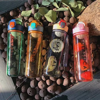 

Summer Unbreakable Outdoor Sports Travel Water Bottle Portable Leak-proof Cycling Water Drinking Water Bottle 500ML