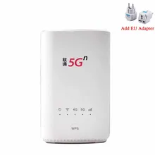  NEW Unlock China Unicom VN007+ 5G CPE Wireless Router NSA SA 2.3Gbps Sim Slot Router Mesh wifi 5g CPE Modem Wireless High-power 