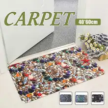 Новые булыжники коврики под входную дверь Нескользящие фланелевые впитывающие коврики для ванной комнаты коврик для кухни коврик для дома Docro