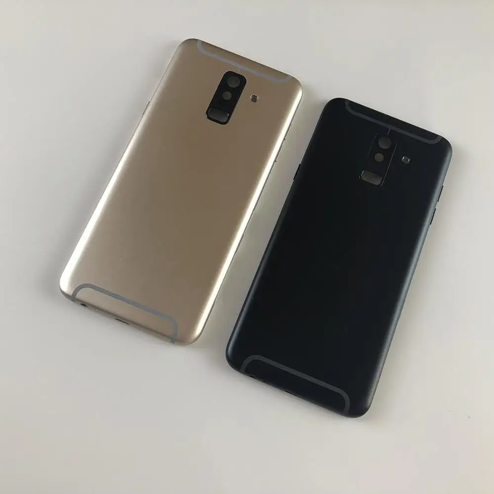 Для Samsung Galaxy A6 Plus 2018 + A605 A605F корпус металлический средняя рамка Задняя крышка