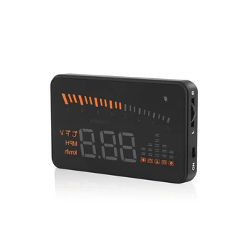 

Car OBDII HUD Head Up Display Windscreen Projector Speed Warning System With Non-Slip Mat Reflection Film 3inch Screen HUD