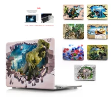 3D цвет Печатный вал тетрадь чехол для ноутбука Macbook Air 11 13 Pro retina 12, 13, 15 дюймов для A1932 A1466 A1706 A2159 A1708