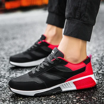 

OLOME Classic Men's Casual Shoes Light Breathable Hard-Wearing Male Sneakers Outdoor Walking Shoes Zapatos Casuales