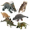 Figurines du parc du monde des dinosaures de Styracosaurus, Saichania stegosaure, modèle d'action, cadeau pour enfant garçon ► Photo 1/6