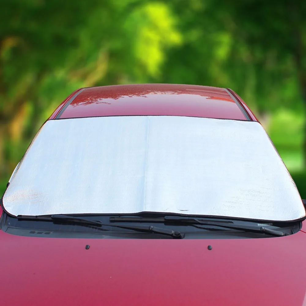 Car Pearl Cotton/Aluminum Film Snow Shield Heat Insulation Sunshade Front Sunshade Windshield Security Design