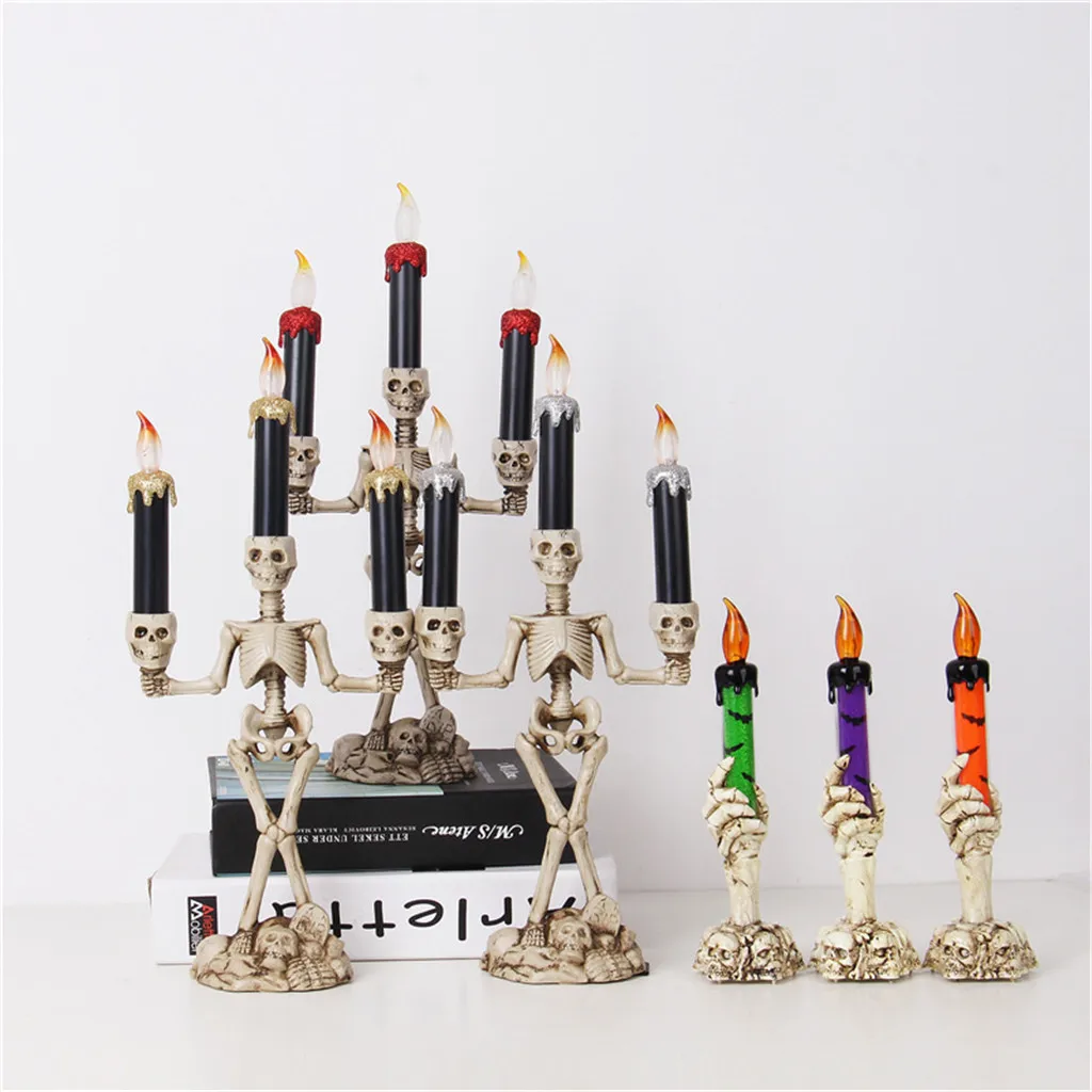 

Halloween Candle Light With Led Tea Light Candles For Halloween Decoration Part Holiday Exclusive 17x36cm Dropshipping #91838
