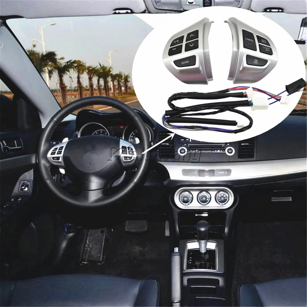 Кнопка управления аудиосигналом на руль для Mitsubishi ASX 2007 2012 Outlander