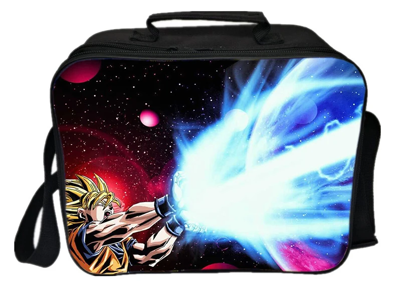 14 Dragon Ball Goku Lunch Bag Insulation Thermal Lunch Bag Fresh Keeping Ice Cooler Bag Vegeta Picnic Camping Shoulder Bag - Цвет: 14
