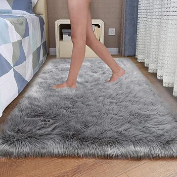 

Big size carpets for living room /bed room Anti-fox fur carpet Long Hair Chair Sofa Cover