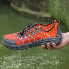 

Summer Water Shoes Men Unisex Outdoor Sports Wading Shoes Men Breathable Quick dry Light Beach Amphibious Shoes Big Size 47
