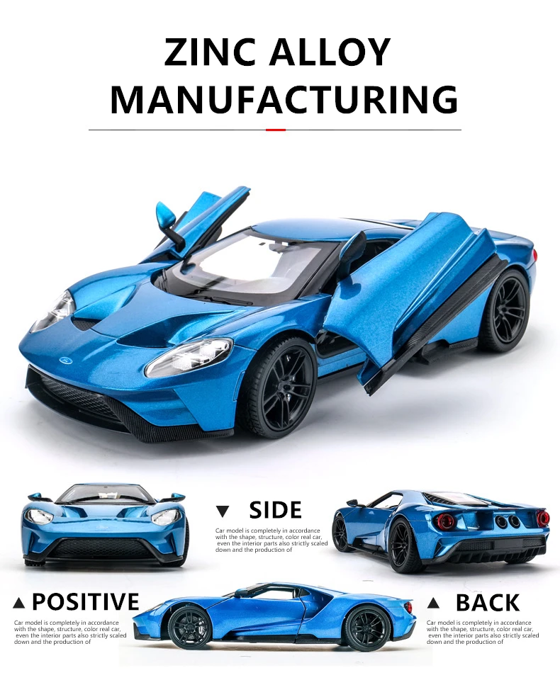 Welly 1:24 Ford GT автомобиль сплав модель автомобиля моделирование автомобиля украшение коллекция подарок игрушка Литье модель игрушка для мальчиков