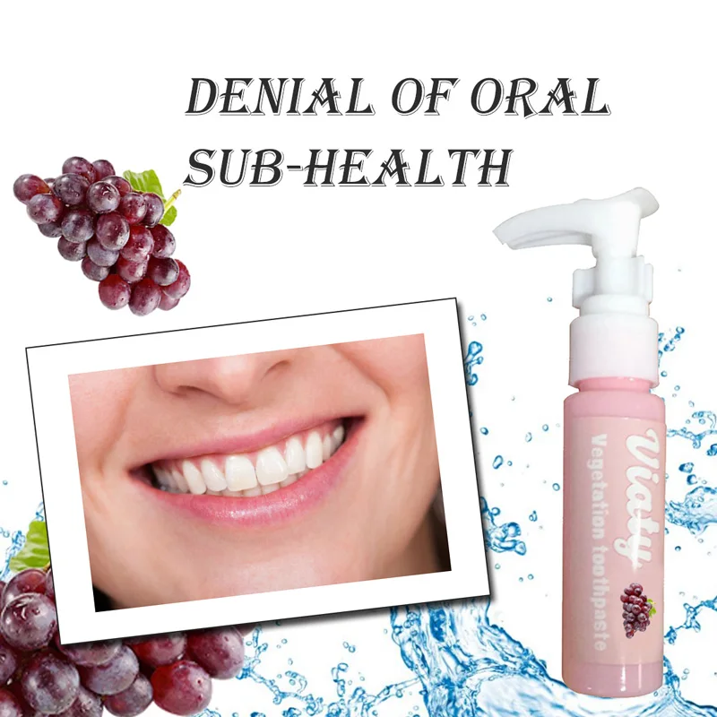 

Portable Stain Remover Whitening Toothpaste Anti Bleeding Gums Press Type Fresh Toothpaste TP899