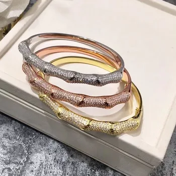 

Designer Fashion Copper Jewelry 3A Cubic Zirconia Party Bangle