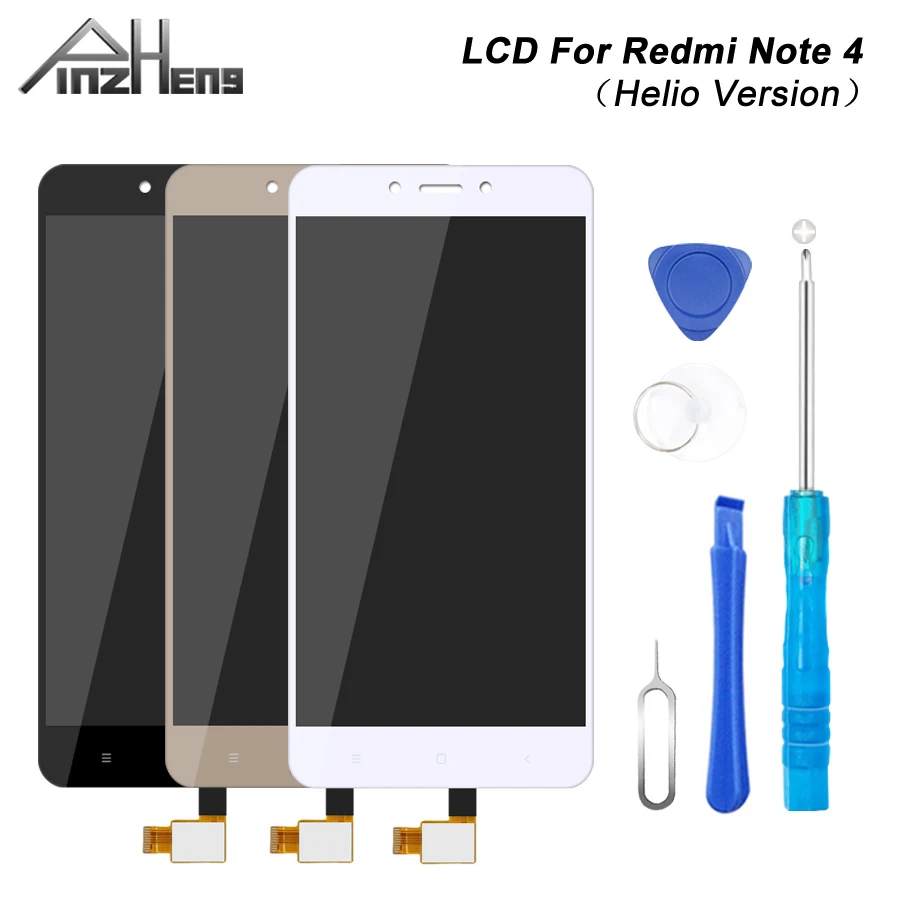 

PINZHENG AAAA Original LCD For Xiaomi Redmi Note 4 Screen LCD Helio Version Replacement Display Redmi Note 4 Touch Screen LCDS