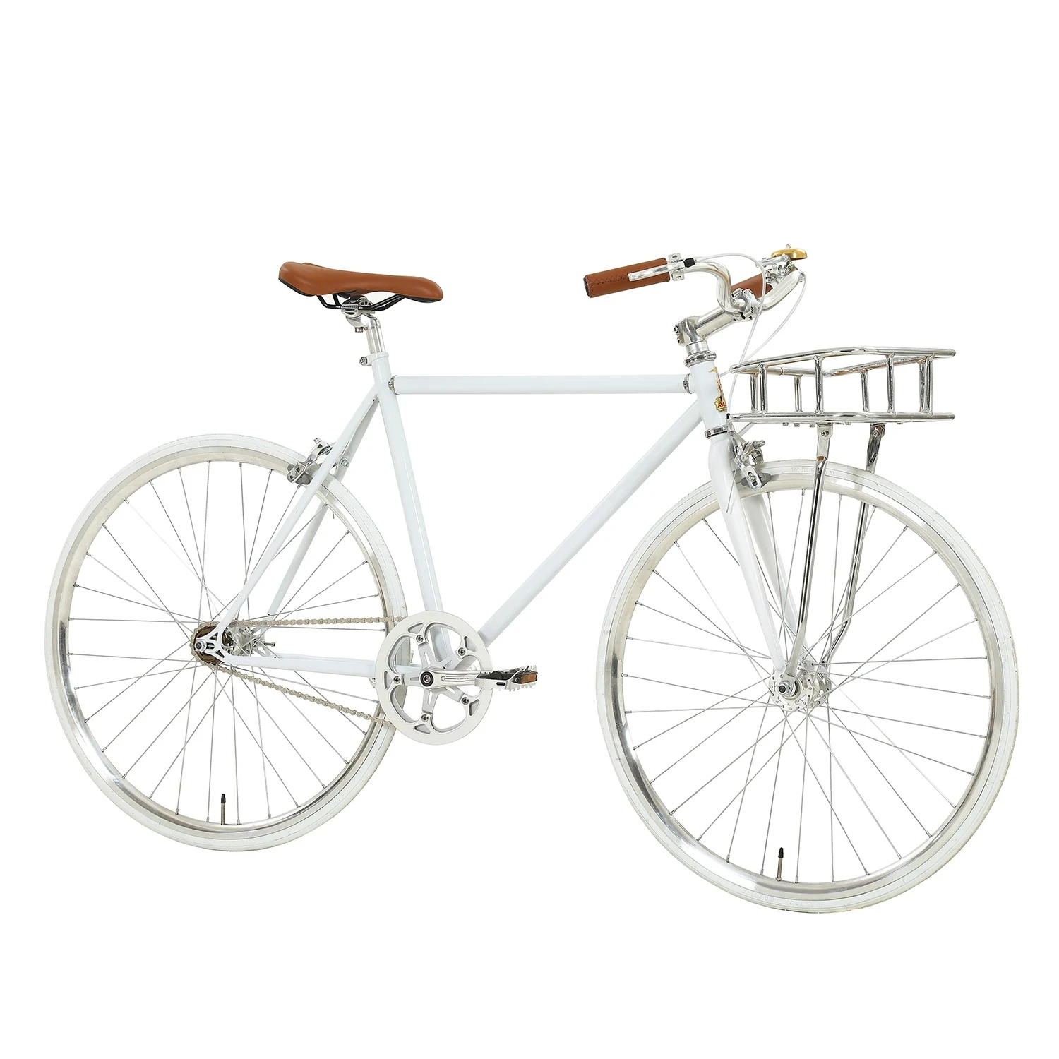 Vintage 52Cm 48Cm Fixie Bike Lady Commuter Frame Inlcude Mand Vrouwen Single  Speed Fiets|Bicycle| - AliExpress