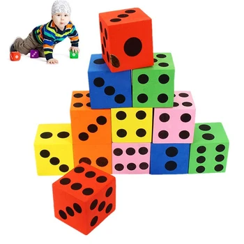 

12 pcs/set 3.5cm Combination Of Foam Dice Blocks Educational for Game Gaming Children Adult Gift Cubes Children Toys