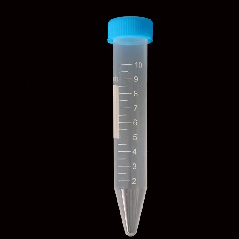 Screw Cap Plastic Bottles 10ML Transparent Tubes Samples Frozen Export Storage Containers Radiation Experiment Centrifuge Tubes